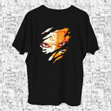 Anime Oversized T-Shirt- Naruto Back Printed Leaf Village