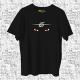 Anime Oversized T-Shirt- Itachi's Sharingan Eyes